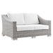 Conway Outdoor Patio Wicker Rattan Loveseat - view 26