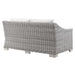 Conway Outdoor Patio Wicker Rattan Loveseat - view 30