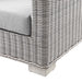 Conway Outdoor Patio Wicker Rattan Sofa - view 8