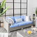 Conway Outdoor Patio Wicker Rattan Sofa - view 9