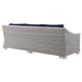 Conway Outdoor Patio Wicker Rattan Sofa - view 22