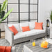 Conway Outdoor Patio Wicker Rattan Sofa - view 25