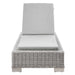 Conway Outdoor Patio Wicker Rattan Chaise Lounge - view 9