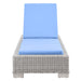 Conway Outdoor Patio Wicker Rattan Chaise Lounge - view 35