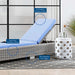 Conway Outdoor Patio Wicker Rattan Chaise Lounge - view 30
