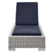 Conway Outdoor Patio Wicker Rattan Chaise Lounge - view 18