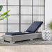 Conway Outdoor Patio Wicker Rattan Chaise Lounge - view 10