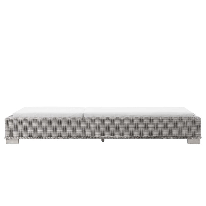 Conway Outdoor Patio Wicker Rattan Chaise Lounge - view 24