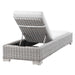 Conway Outdoor Patio Wicker Rattan Chaise Lounge - view 25