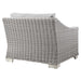 Conway Outdoor Patio Wicker Rattan Left-Arm Chair - view 6