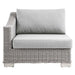 Conway Outdoor Patio Wicker Rattan Left-Arm Chair - view 7