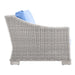 Conway Outdoor Patio Wicker Rattan Left-Arm Chair - view 13