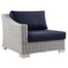 Conway Outdoor Patio Wicker Rattan Left-Arm Chair - view 18