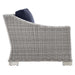 Conway Outdoor Patio Wicker Rattan Left-Arm Chair - view 21