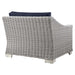 Conway Outdoor Patio Wicker Rattan Left-Arm Chair - view 22