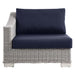 Conway Outdoor Patio Wicker Rattan Left-Arm Chair - view 23