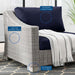 Conway Outdoor Patio Wicker Rattan Left-Arm Chair - view 19