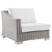 Conway Outdoor Patio Wicker Rattan Left-Arm Chair - view 26