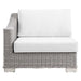 Conway Outdoor Patio Wicker Rattan Left-Arm Chair - view 31