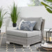 Conway Outdoor Patio Wicker Rattan Armless Chair - Modway \outdoor\sofas & sectionals