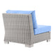 Conway Outdoor Patio Wicker Rattan Armless Chair - view 13