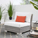 Conway Outdoor Patio Wicker Rattan Armless Chair - view 22