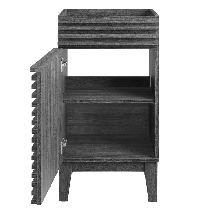 Modway Render 18" and 24" Bathroom Cabinets Basin Not Included Storage Shelf - View 56