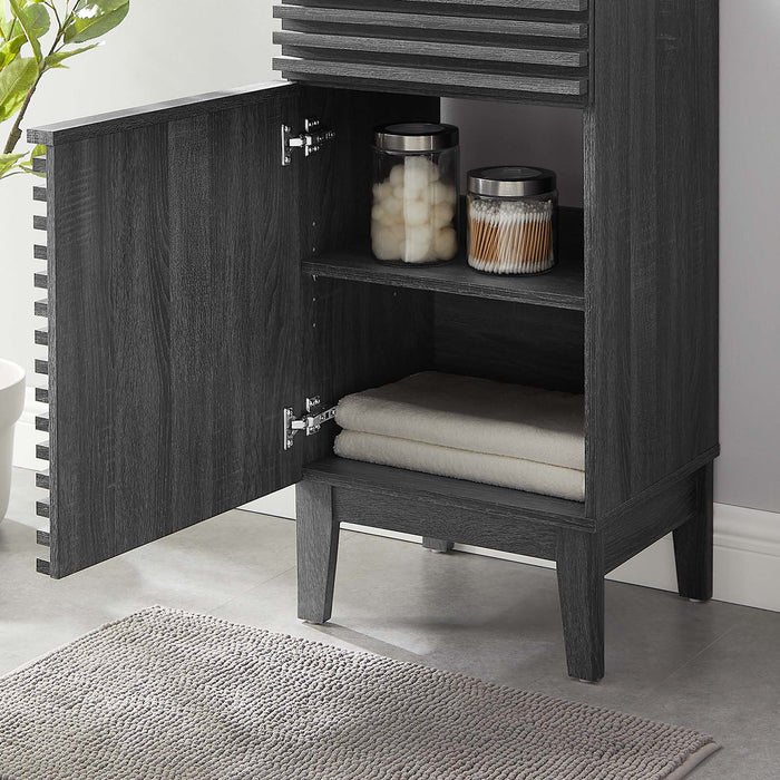 Modway Render 18" and 24" Bathroom Cabinets Basin Not Included Storage Shelf - View 52
