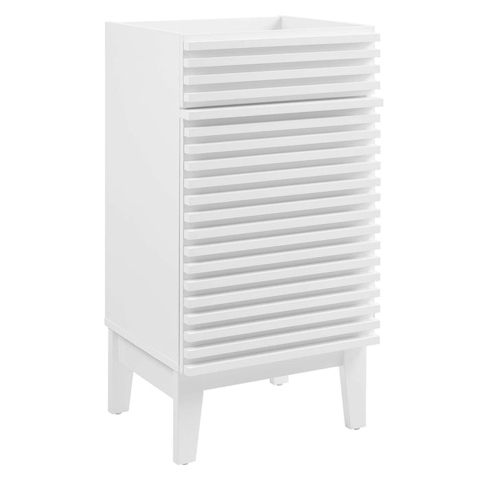 Modway Render 18" and 24" Bathroom Cabinets Basin Not Included Storage Shelf - View 104