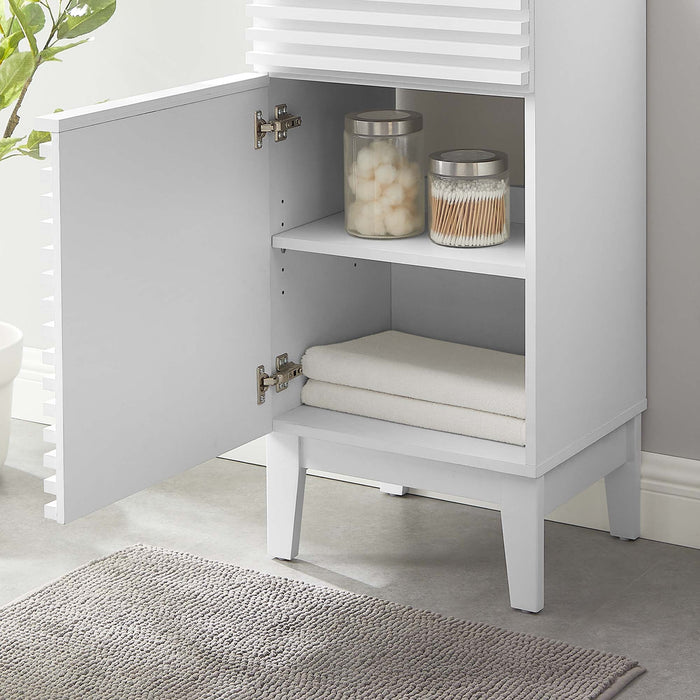Modway Render 18" and 24" Bathroom Cabinets Basin Not Included Storage Shelf - View 80