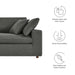 Commix Down Filled Overstuffed Sofa - view 19