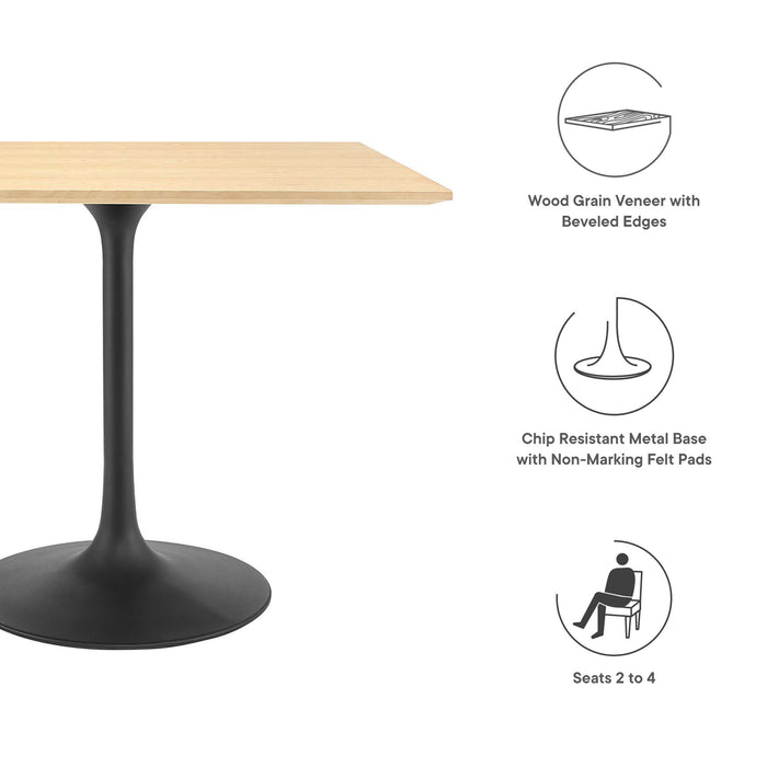 Lippa Square Wood Dining Table