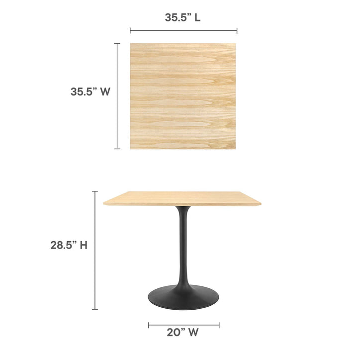 Lippa Square Wood Dining Table
