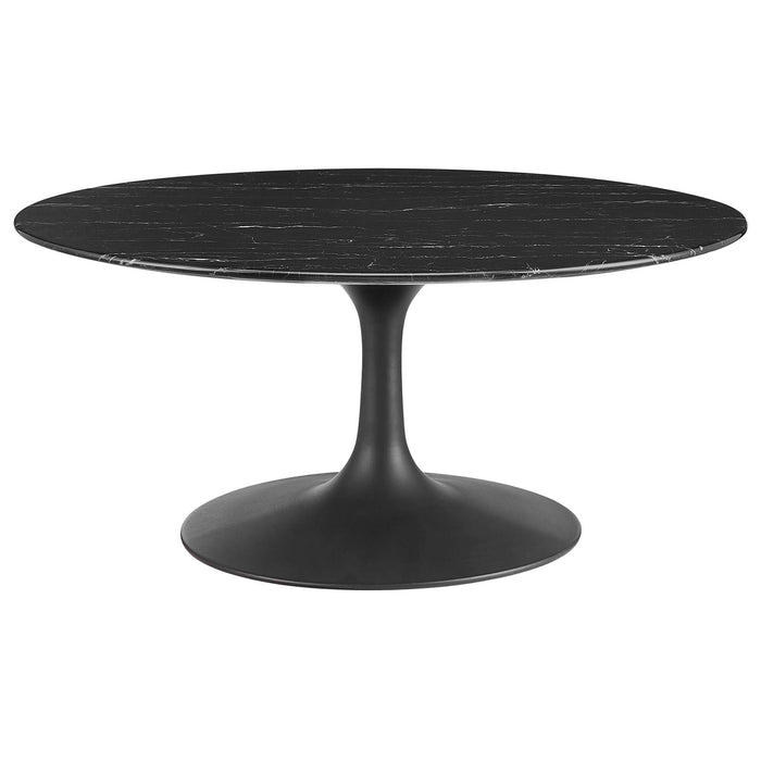 Lippa Round Artificial Marble Coffee Table