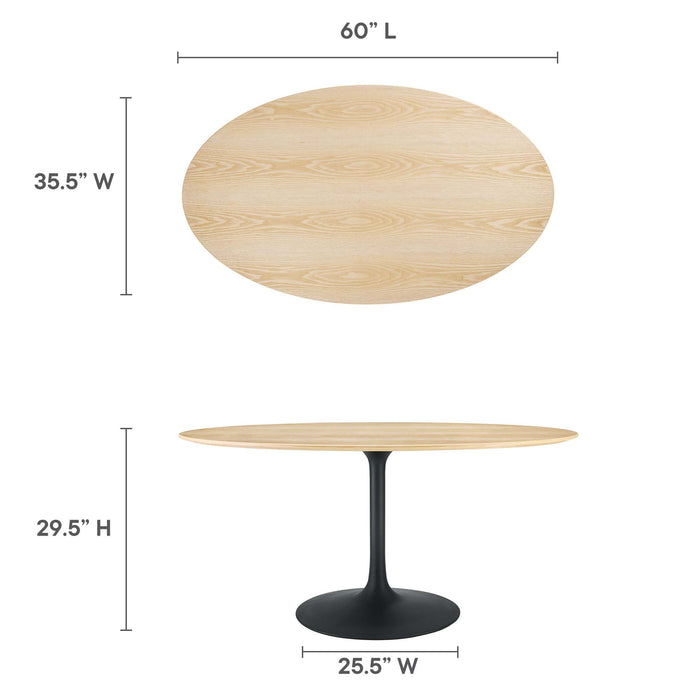Lippa Oval Wood Dining Table