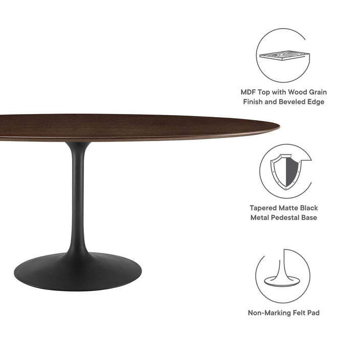 Lippa Oval Wood Dining Table