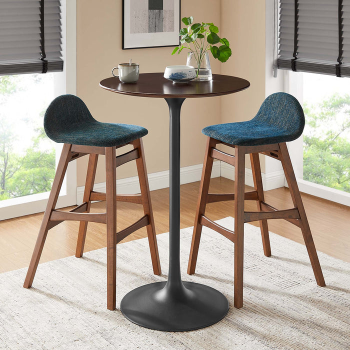 Modway Lippa Round Wood Bar Table Living Room Furniture - View 19