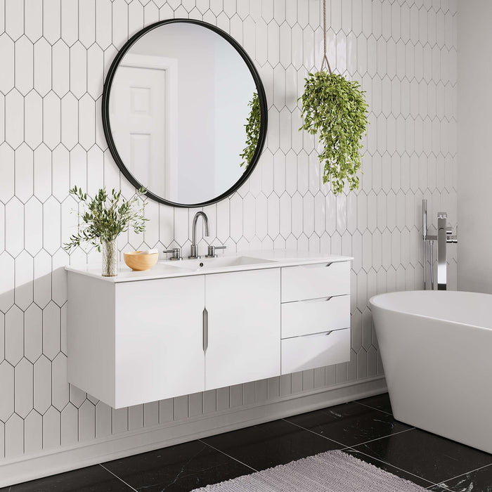 Vitality Bathroom Cabinet Basin Not Included