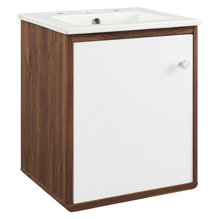 Transmit Wall-Mount Bathroom Vanity Basin Included