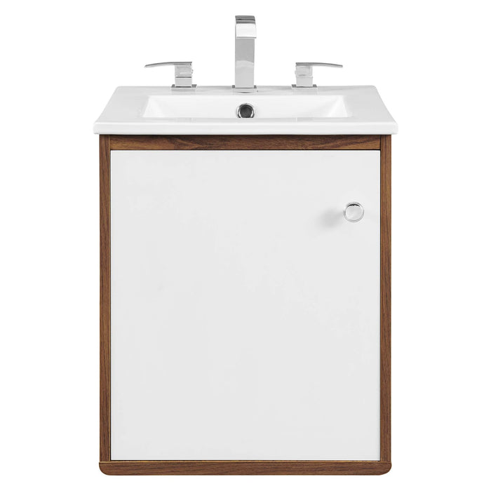 Transmit Wall-Mount Bathroom Vanity Basin Included