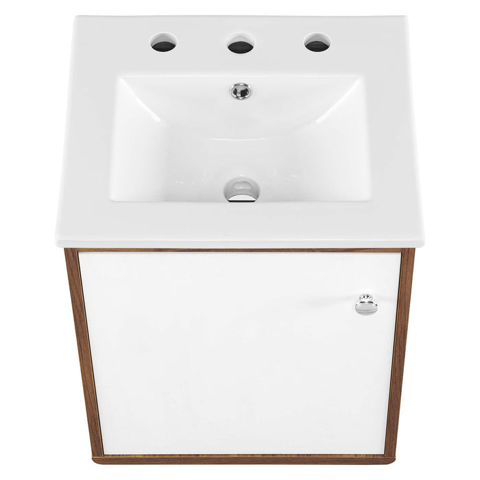 Transmit Wall-Mount Bathroom Vanity Basin Included