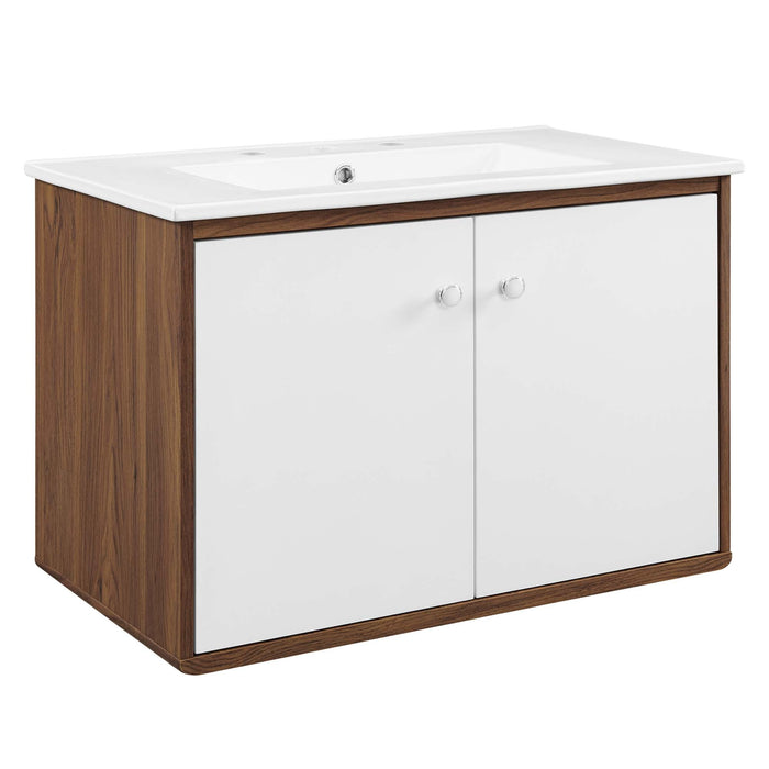 Transmit Wall-Mount Bathroom Vanity Basin Included