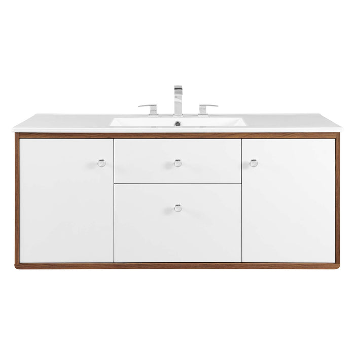 Transmit Wall-Mount Bathroom Vanity Basin Included