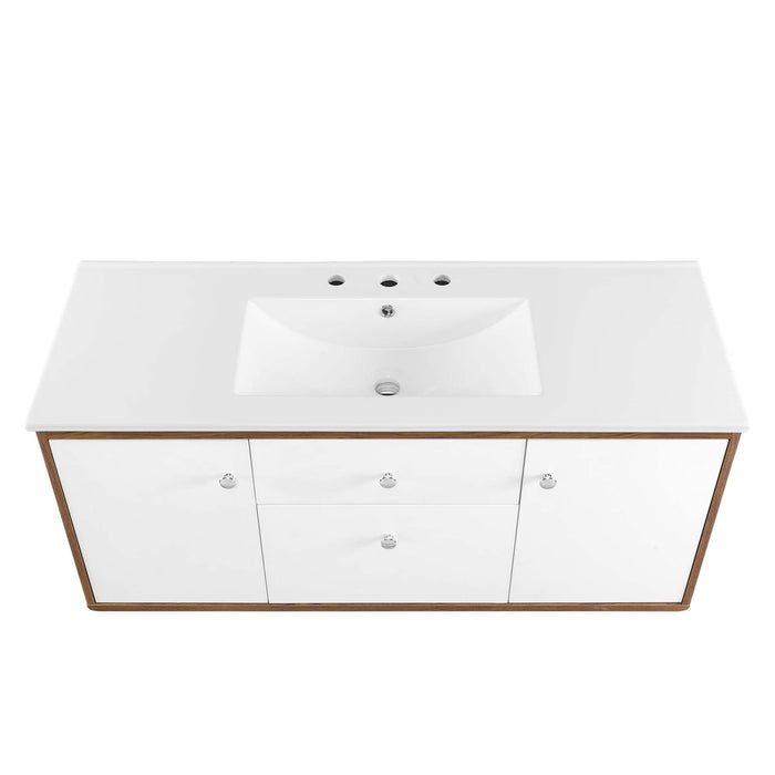 Transmit Wall-Mount Bathroom Vanity Basin Included