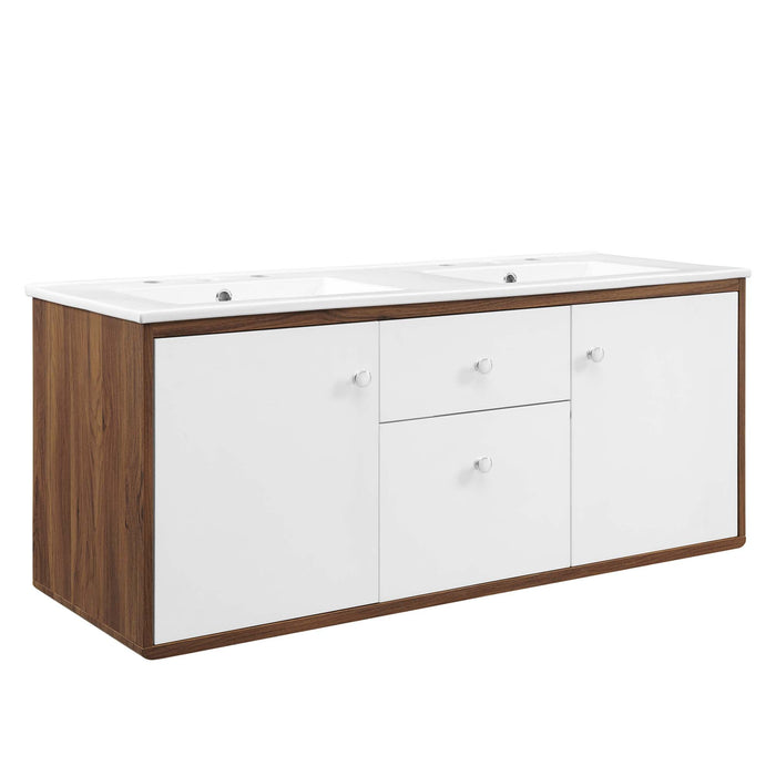 Transmit Wall-Mount Bathroom Vanity Basin Included