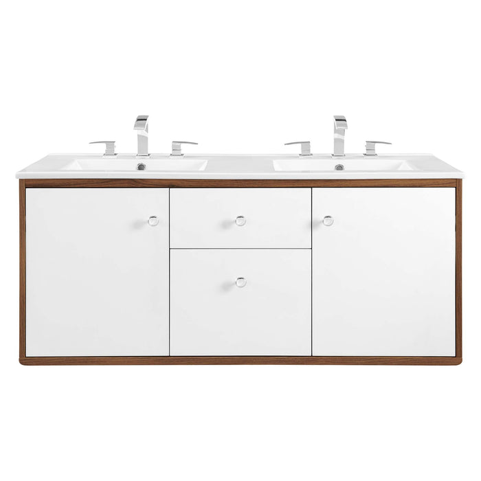 Transmit Wall-Mount Bathroom Vanity Basin Included