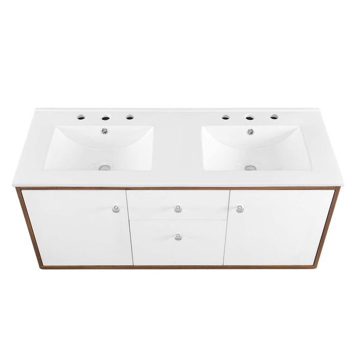 Transmit Wall-Mount Bathroom Vanity Basin Included