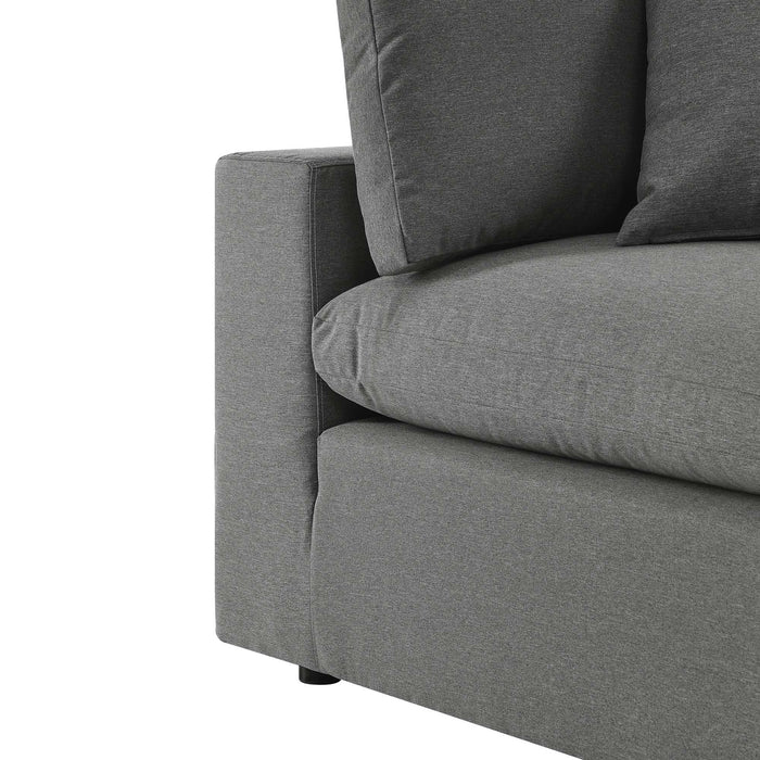 Commix Overstuffed Outdoor Patio Armless Chair - view 7