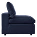 Commix Overstuffed Outdoor Patio Armless Chair - view 11
