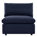 Commix Overstuffed Outdoor Patio Armless Chair - view 13